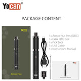 6 Yocan Armor Plus Variable Voltage Wax Pen Variable Voltage Levels YocanUSA