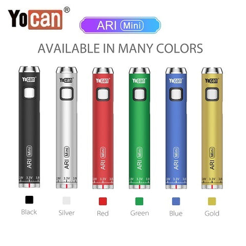 Yocan Ari (Mini) 510 Thread Twist Wax Cartridge Battery