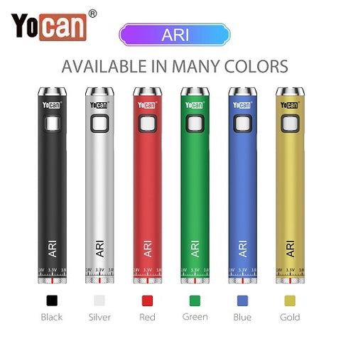 Yocan Ari (Original) 510 Thread Twist Wax Cartridge Battery