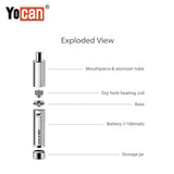 Yocan Evolve D Plus 2020 Version 2 in 1 Dry Herb Pen Exploded View YocanUSA