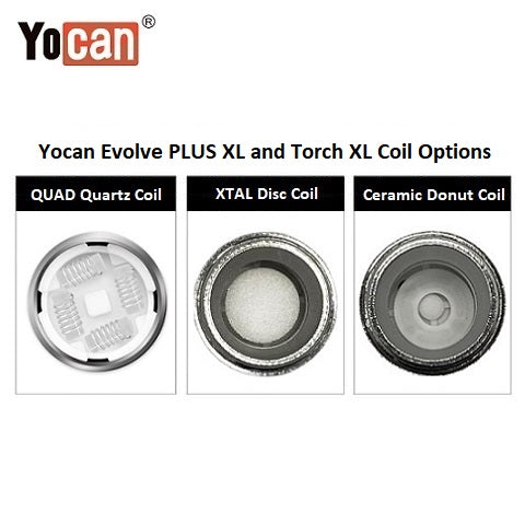 Yocan Evolve Plus XL and Torch XL Replacement Coil Options