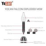Yocan Falcom Wax and Dry Herb 6 In 1 Kit Exploded View Yocan USA