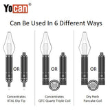 Yocan Falcom Wax and Dry Herb 6 In 1 Kit Yocan USA