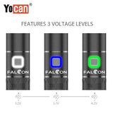 Yocan Falcom Wax and Dry Herb 6 In 1 Kit Variable Voltage Levels Yocan USA