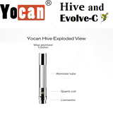 Yocan Hive, Hive 2.0, Evolve-C, and Flick - Replacement Wax Cartridges and Magnetic Rings