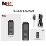 Yocan Vane Portable Dry Herb Vaporizer Kit